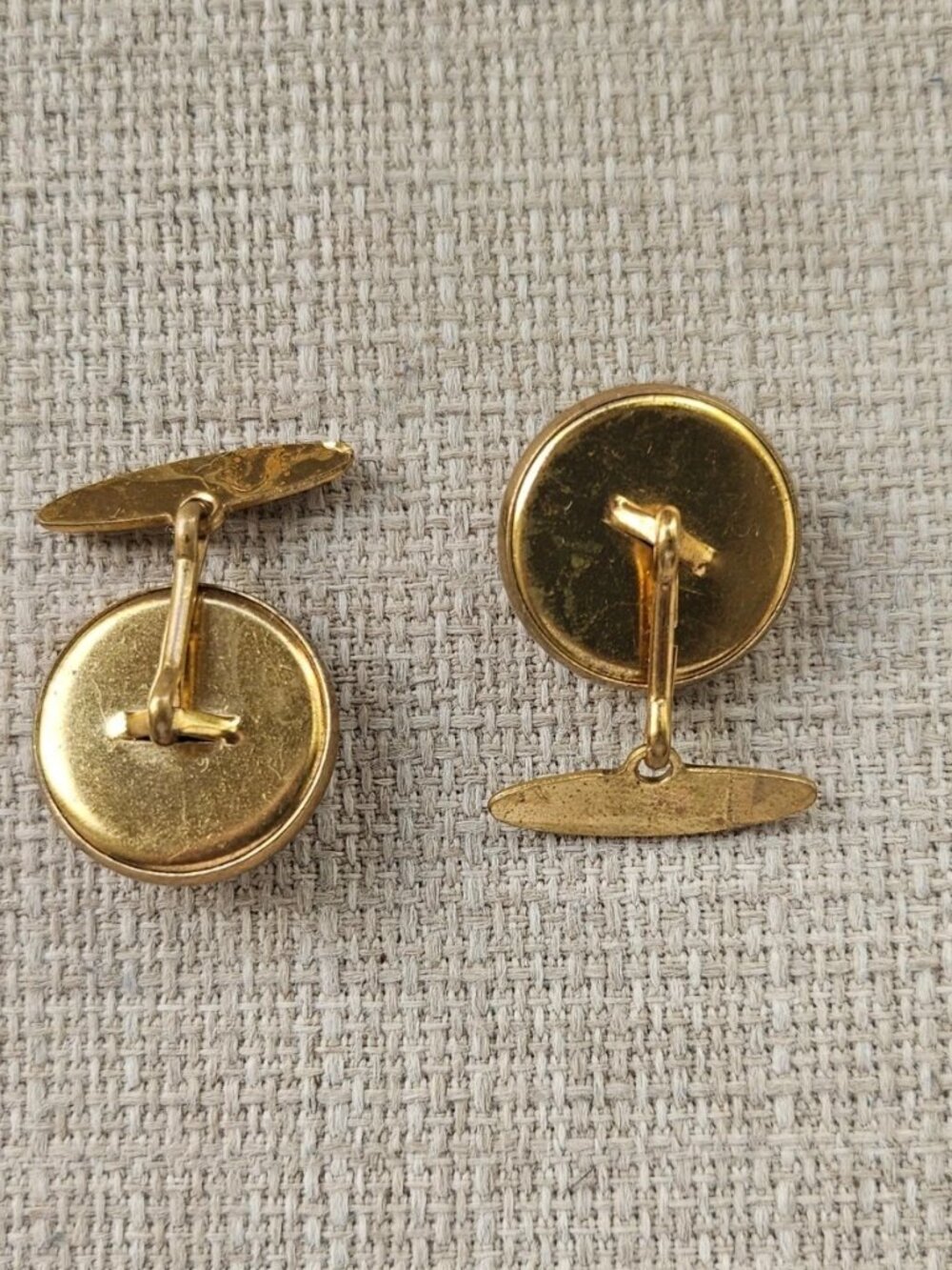 Vintage Cufflinks Gold Tone Fashion Men Jewelry Cuff Links Shirt Cuff Stud - Picture 5 of 8
